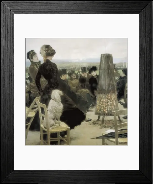 Framed Print : DE NITTIS, Giuseppe (1846-1884). Horse Races Framed Print : DE NITTIS, Giuseppe (1846-1884). Horse Races