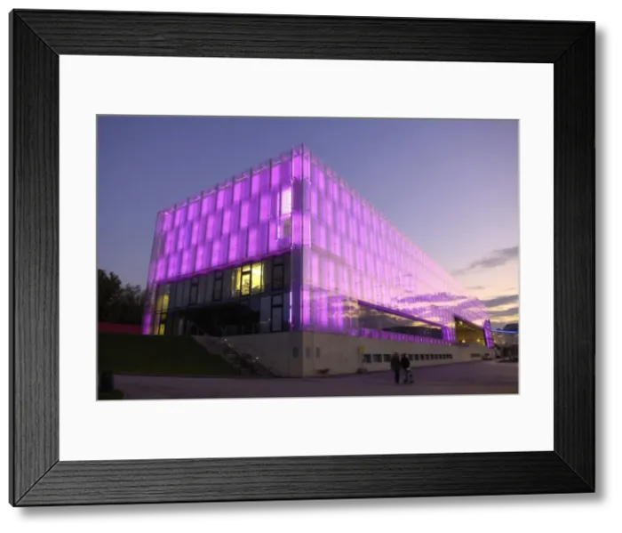 Framed Print : AUSTRIA. Linz. Lentos Art Museum. Lentos Museum Framed Print : AUSTRIA. Linz. Lentos Art Museum. Lentos Museum