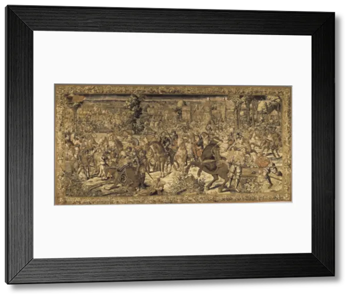 Framed Print : Battle of Pavia (1525). Defeat and capture of Framed Print : Battle of Pavia (1525). Defeat and capture of