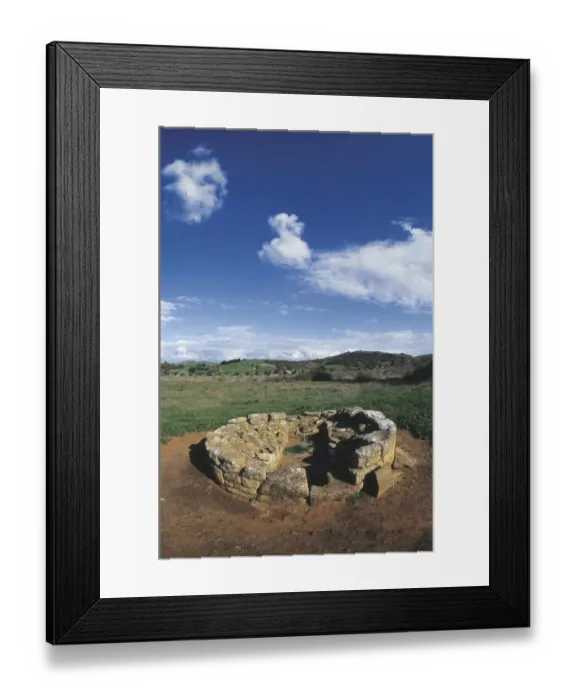 Framed Print : ITALY. TUSCANY. LIVORNO. Populonia. Necropolis Framed Print : ITALY. TUSCANY. LIVORNO. Populonia. Necropolis