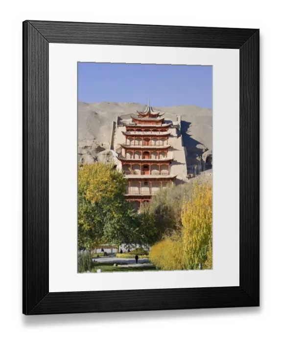 Framed Print : CHINA. Dunhuang. Mogao Caves. The Silk Road Framed Print : CHINA. Dunhuang. Mogao Caves. The Silk Road