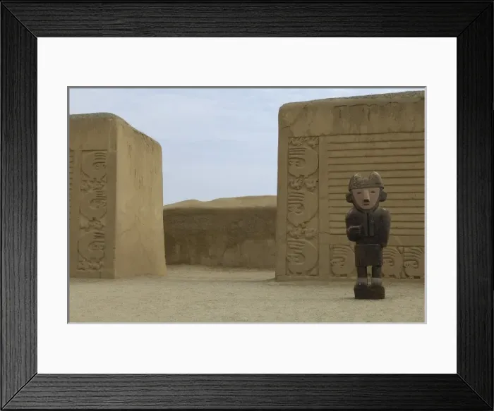 Framed Print : PERU. Trujillo. Chan Chan. Chan Chan Archaeological Framed Print : PERU. Trujillo. Chan Chan. Chan Chan Archaeological