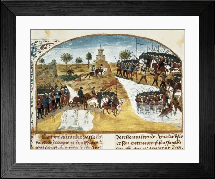 Framed Print : CURTIUS, Rufus Quintus (1st century). The history Framed Print : CURTIUS, Rufus Quintus (1st century). The history