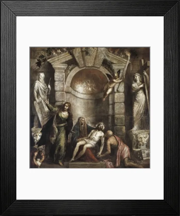 Framed Print : TTITIA, Tiziano Vecello, also called (1490-1576) Framed Print : TTITIA, Tiziano Vecello, also called (1490-1576)