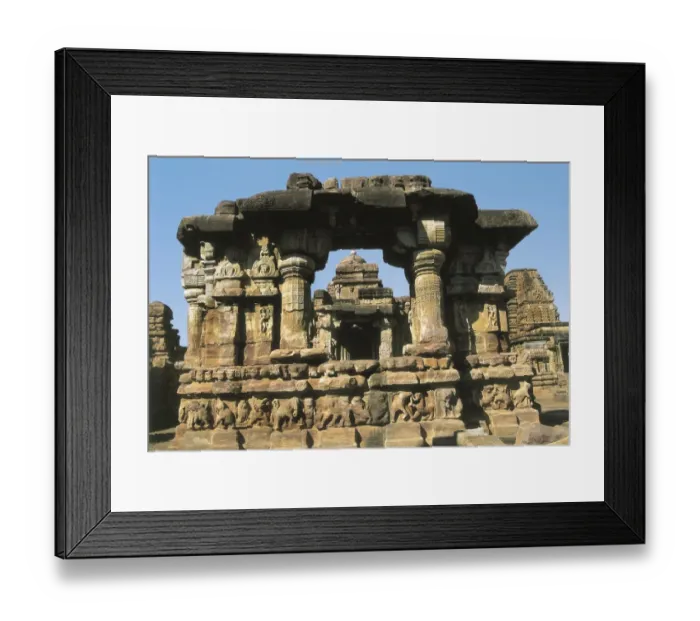 Framed Print : INDIA. KARNATAKA. Pattadakal. Mallikarjuna Temple