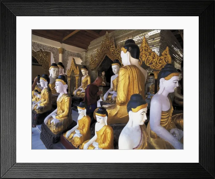 Framed Print : MYANMAR. Rangoon. Shwe Dagon Pagoda Framed Print : MYANMAR. Rangoon. Shwe Dagon Pagoda
