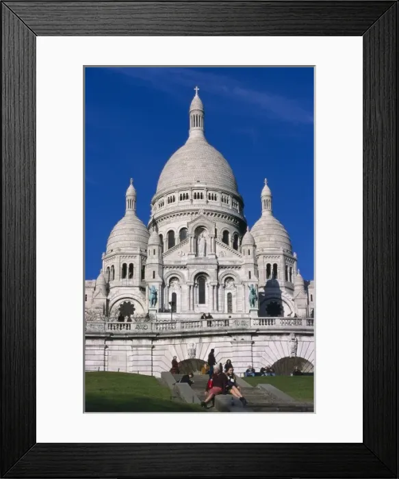 Framed Print : Basilica of the Sacred Heart. 1876-1910. FRANCE Framed Print : Basilica of the Sacred Heart. 1876-1910. FRANCE