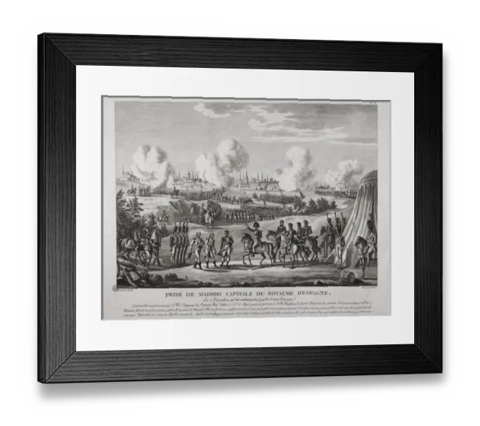 Framed Print : Spain (1808). Peninsular War. Capture of Madrid Framed Print : Spain (1808). Peninsular War. Capture of Madrid