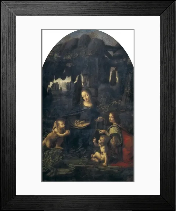 Framed Print : LEONARDO DA VINCI (1452-1519). The Virgin of Framed Print : LEONARDO DA VINCI (1452-1519). The Virgin of