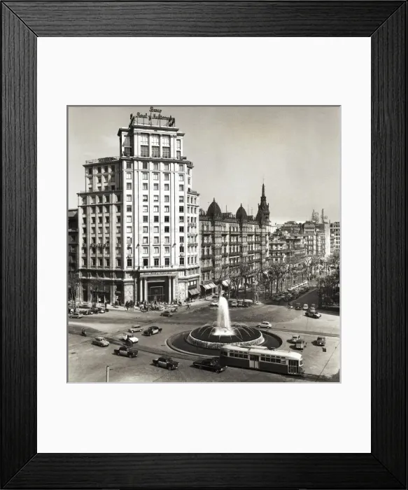 Framed Print : Spain (20th c. ). Francos dictatorship. Barcelona Framed Print : Spain (20th c. ). Francos dictatorship. Barcelona