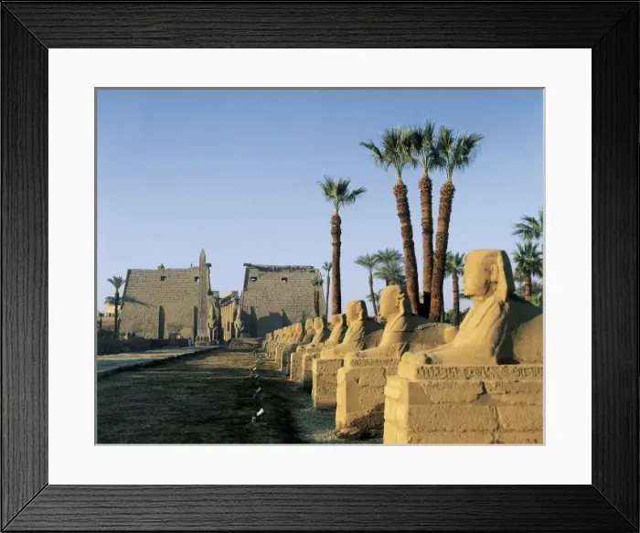 Framed Print : Temple of Amon - Ra. EGYPT. QUENA. Luxor. Thebes Framed Print : Temple of Amon - Ra. EGYPT. QUENA. Luxor. Thebes