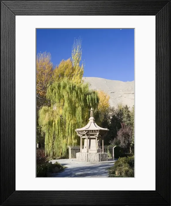 Framed Print : CHINA. Dunhuang. Mogao Caves. The Silk Road