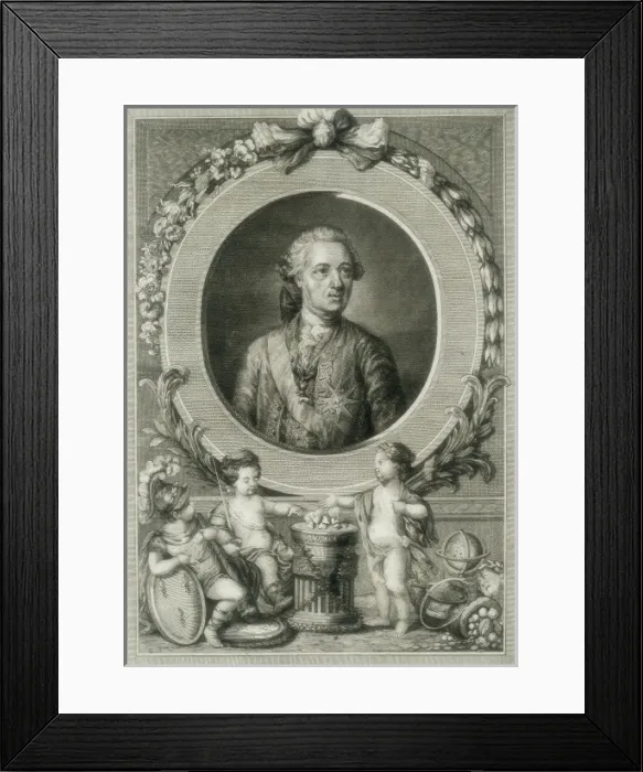 Framed Print : LOUIS XV of France (1710-1774). King of France Framed Print : LOUIS XV of France (1710-1774). King of France