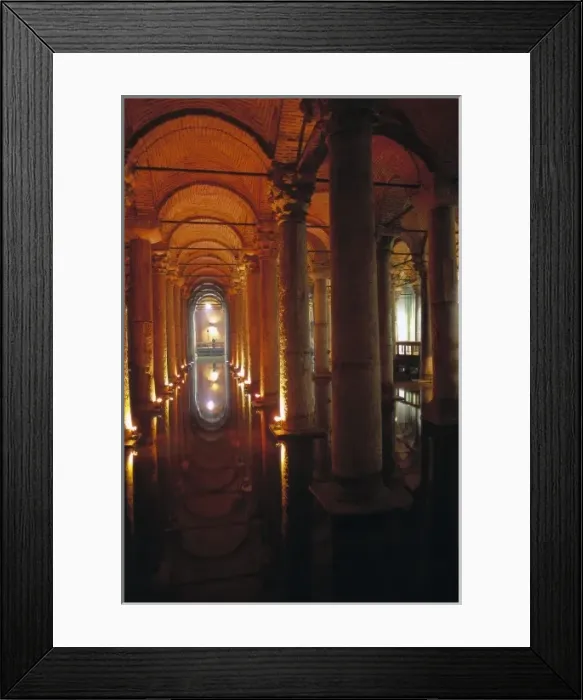 Framed Print : TURKEY. THRACE. ISTANBUL. Istanbul. Yerebatan Framed Print : TURKEY. THRACE. ISTANBUL. Istanbul. Yerebatan