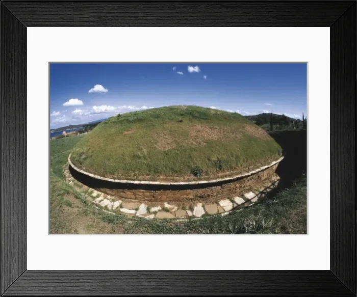 Framed Print : ITALY. TUSCANY. LIVORNO. Populonia. Necropolis Framed Print : ITALY. TUSCANY. LIVORNO. Populonia. Necropolis