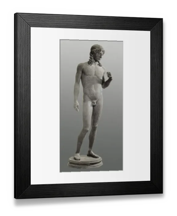 Framed Print : Zither player Apollo. 5th c. BC. Classical Greek Framed Print : Zither player Apollo. 5th c. BC. Classical Greek