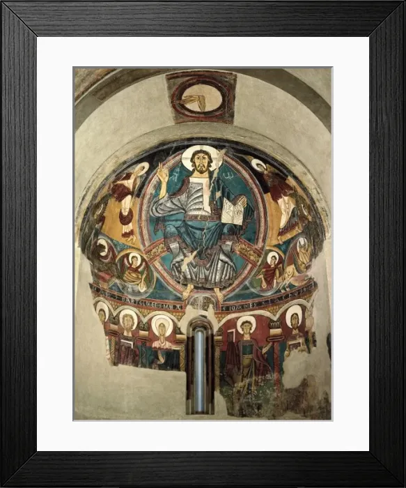 Framed Print : SANT CLIMENT DE TA܌L, Master of (12th century) Framed Print : SANT CLIMENT DE TA܌L, Master of (12th century)