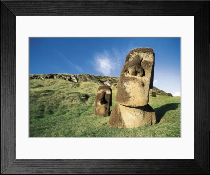 Framed Print : CHILE. VALPARAISO. Rano Raraku. Easter Island Framed Print : CHILE. VALPARAISO. Rano Raraku. Easter Island