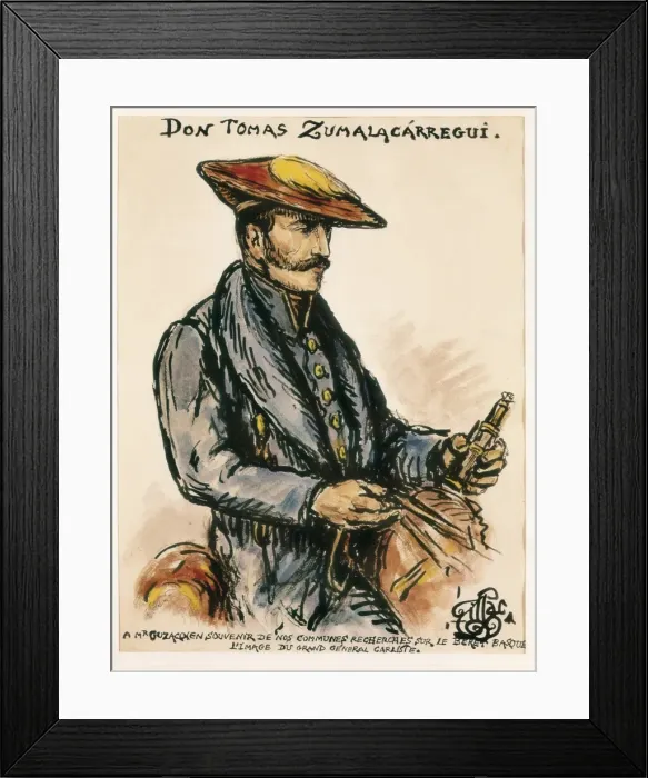 Framed Print : ZUMALACARREGUI, Tom᳠(1788-1835). Carlist general Framed Print : ZUMALACARREGUI, Tom᳠(1788-1835). Carlist general