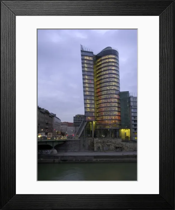 Framed Print : AUSTRIA. Vienna. Uniqa Tower (2004), by Heinz Framed Print : AUSTRIA. Vienna. Uniqa Tower (2004), by Heinz