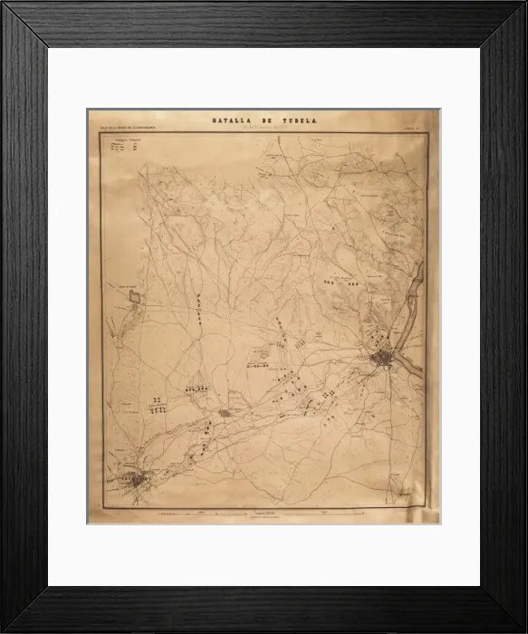 Framed Print : Peninsular War. Battle of Tudela (23th October Framed Print : Peninsular War. Battle of Tudela (23th October