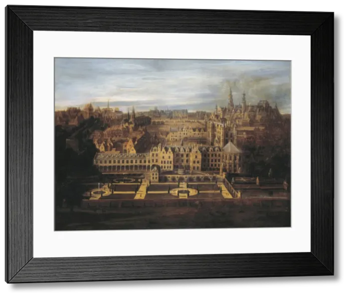 Framed Print : Palace of Dukes of Brabant in Brussels. 18th Framed Print : Palace of Dukes of Brabant in Brussels. 18th