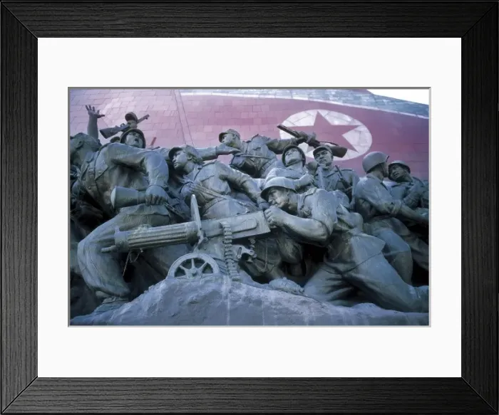 Framed Print : NORTH KOREA. SOUTH PYONGYANG. Pyongyang. Mansudae Framed Print : NORTH KOREA. SOUTH PYONGYANG. Pyongyang. Mansudae