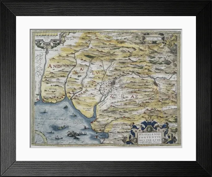 Framed Print : ORTELIUS, Abraham (1527-1598). Theatrum Orbis Framed Print : ORTELIUS, Abraham (1527-1598). Theatrum Orbis