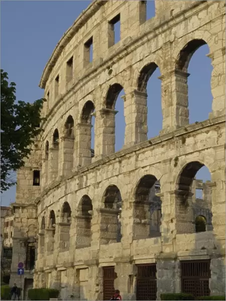 CROATIA. Pula. Roman amphitheatre. Roman art