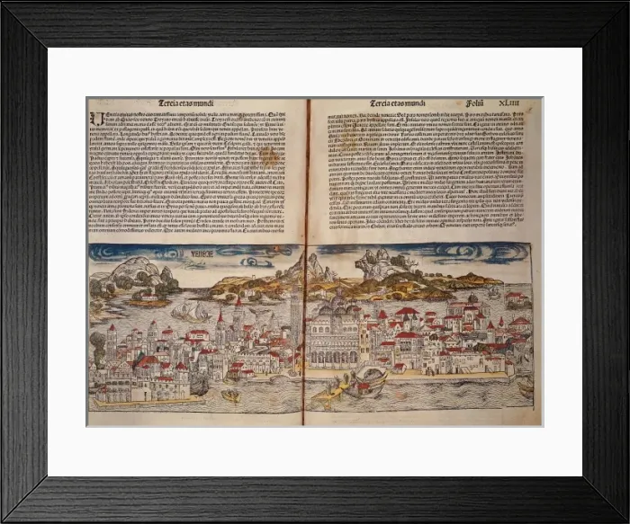 Framed Print : Venice. Illustration from the Libro del Sarto Framed Print : Venice. Illustration from the Libro del Sarto