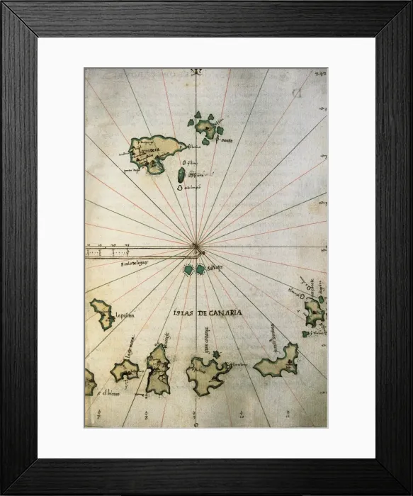 Framed Print : Islario general de todas las islas del mundo Framed Print : Islario general de todas las islas del mundo