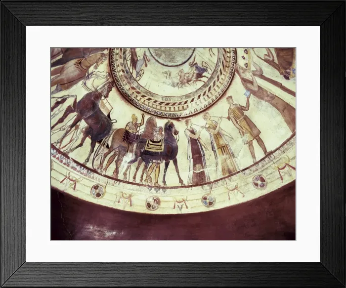 Framed Print : Thracian Tomb of Kazanlak. 310 -299 BC. BULGARIA Framed Print : Thracian Tomb of Kazanlak. 310 -299 BC. BULGARIA