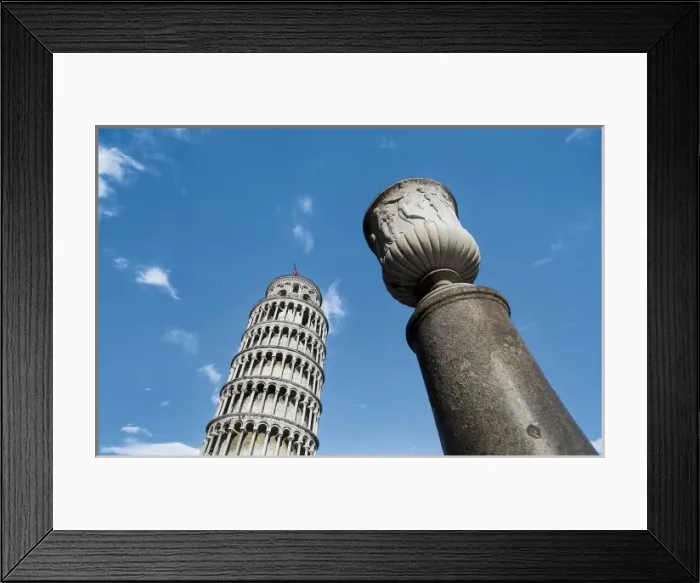 Framed Print : ITALY. TUSCANY. Pisa. Piazza dei Miracoli. Campanile Framed Print : ITALY. TUSCANY. Pisa. Piazza dei Miracoli. Campanile