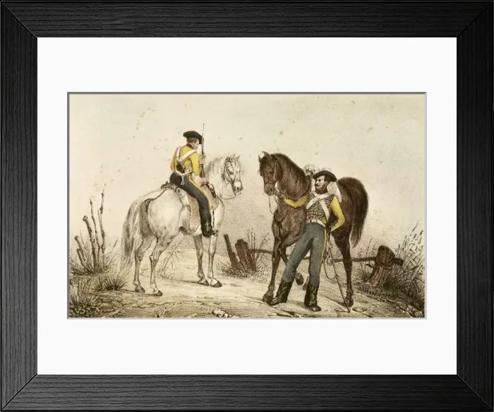 Framed Print : Spain (19th c. ). Carlist Wars. Album of the Carlist Framed Print : Spain (19th c. ). Carlist Wars. Album of the Carlist