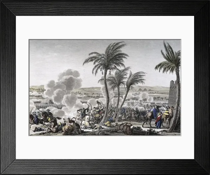 Framed Print : Battle of El Cairo or the Pyramids (21st July Framed Print : Battle of El Cairo or the Pyramids (21st July