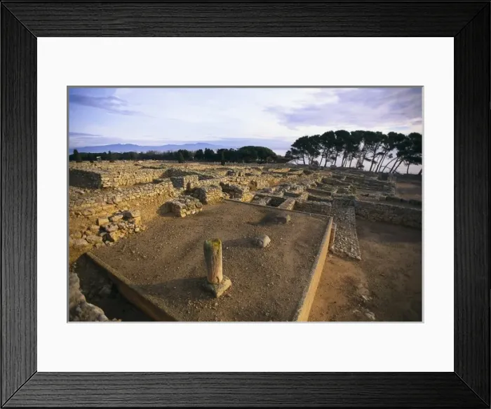 Framed Print : SPAIN. L Escala. Emp Framed Print : SPAIN. L Escala. Emp