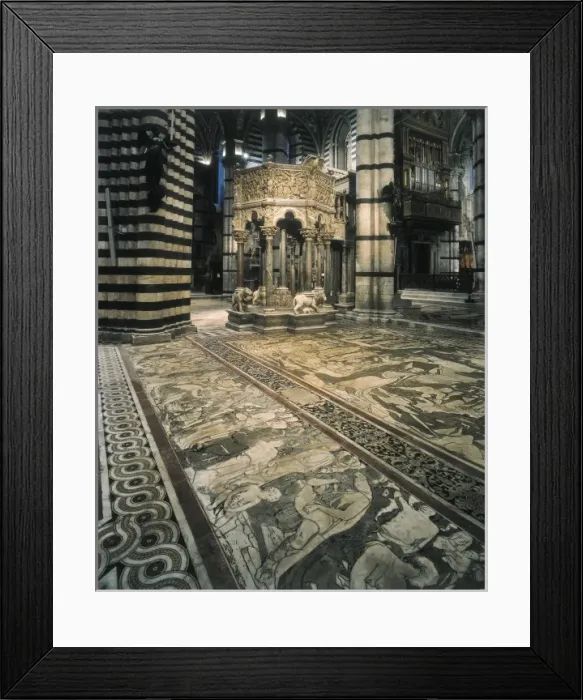 Framed Print : Duomo di Siena. 1150-1380. ITALY. TUSCANY. Siena Framed Print : Duomo di Siena. 1150-1380. ITALY. TUSCANY. Siena
