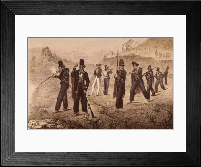 Framed Print : Spain. Carlist Wars. Cabreras mis. Picture Framed Print : Spain. Carlist Wars. Cabreras mis. Picture