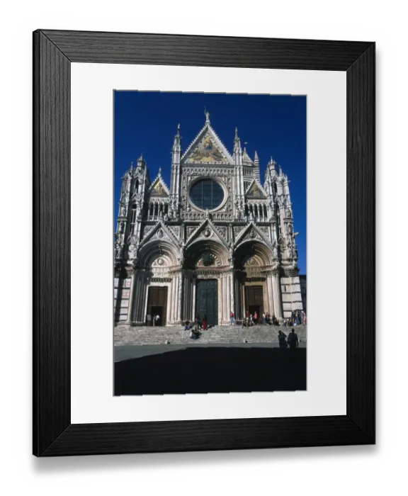 Framed Print : Duomo di Siena. 1150-1380. ITALY. Siena. Cathedral Framed Print : Duomo di Siena. 1150-1380. ITALY. Siena. Cathedral