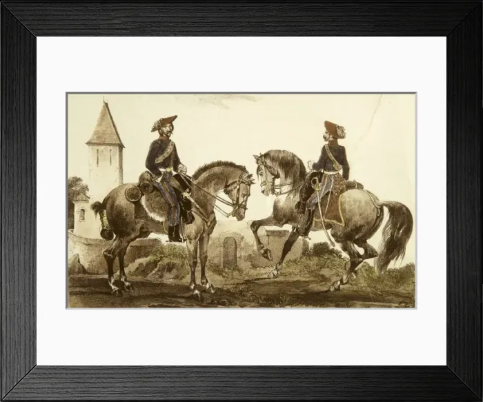 Framed Print : Spain (19th c. ). Carlist Wars. Album of the Carlist Framed Print : Spain (19th c. ). Carlist Wars. Album of the Carlist