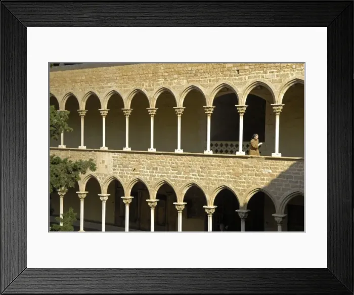 Framed Print : SPAIN. Barcelona. Monastery of Pedralbes. Monastery Framed Print : SPAIN. Barcelona. Monastery of Pedralbes. Monastery