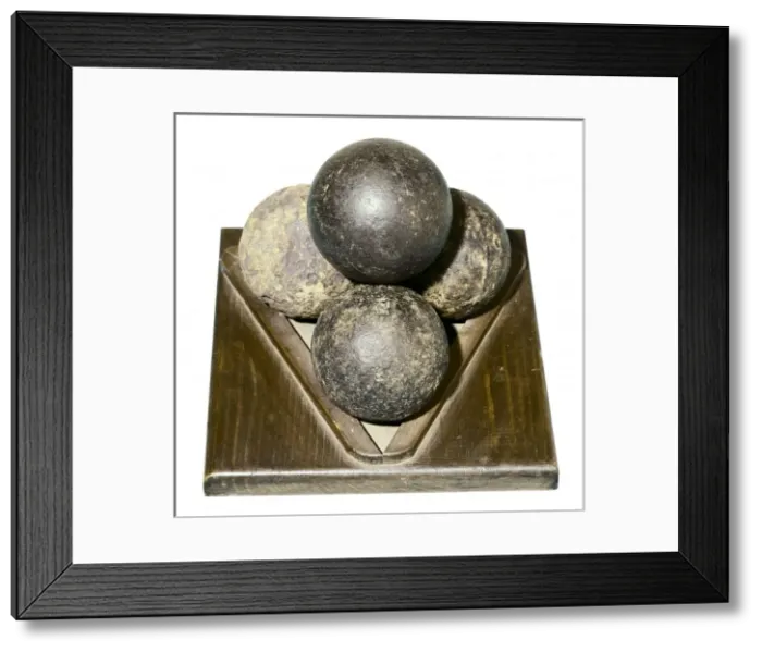Framed Print : Cannon balls of the French batteries. SPAIN Framed Print : Cannon balls of the French batteries. SPAIN