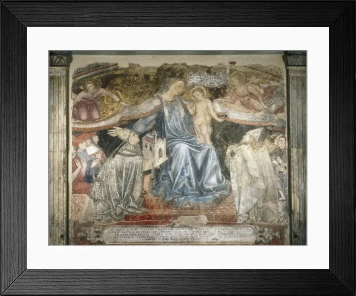 Framed Print : VECCHIETTA, Lorenzo di Pietro (1412-1490). Cappella Framed Print : VECCHIETTA, Lorenzo di Pietro (1412-1490). Cappella
