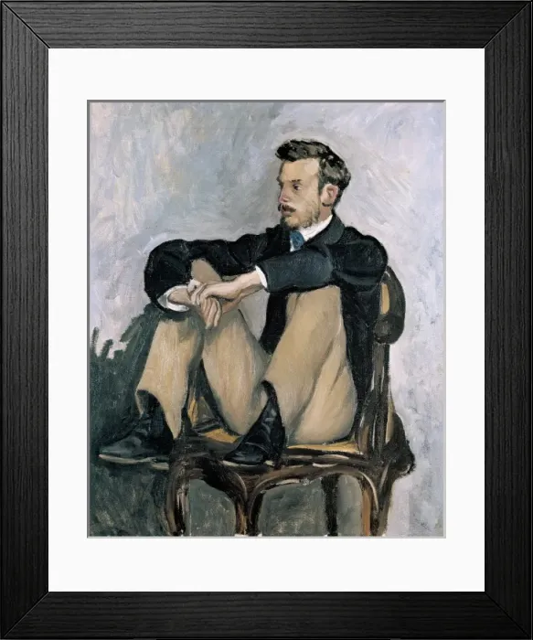 Framed Print : BAZILLE, Jean-Fr餩ric (1841-1870). Portrait Framed Print : BAZILLE, Jean-Fr餩ric (1841-1870). Portrait