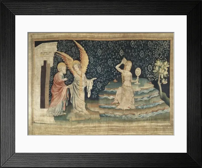 Framed Print : The Apocalypse of Angers. 1375-1379. Detail Framed Print : The Apocalypse of Angers. 1375-1379. Detail