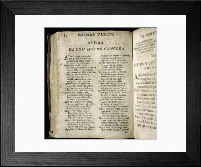 Framed Print : GONGORA Y ARGOTE, Luis de (1561-1627). Spanish Framed Print : GONGORA Y ARGOTE, Luis de (1561-1627). Spanish