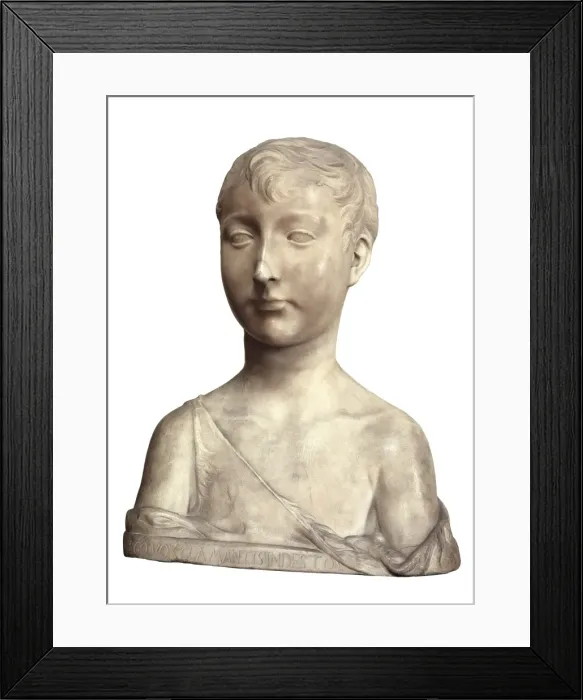 Framed Print : ROSSELLINO, Antonio (1427-1479). Saint John Framed Print : ROSSELLINO, Antonio (1427-1479). Saint John