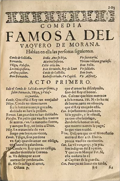VEGA CARPIO, F鬩x Lope de (1562-1635). El vaquero
