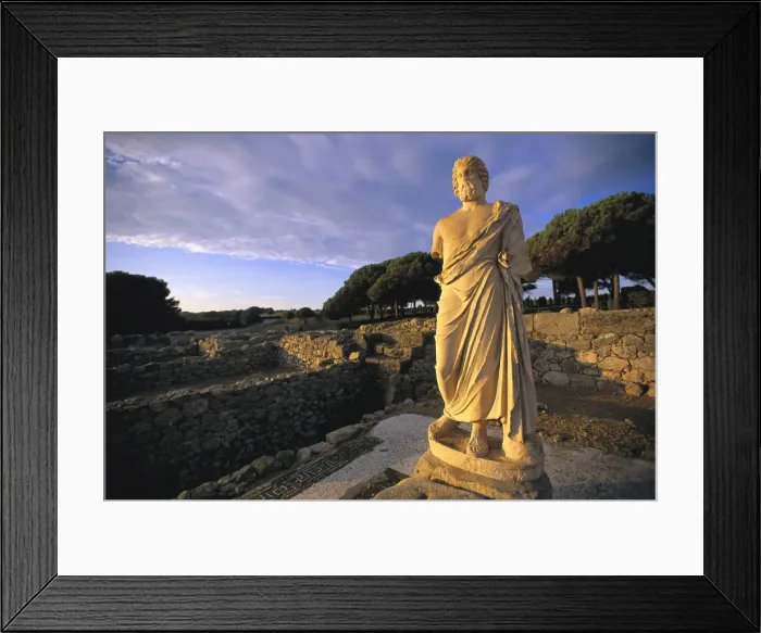 Framed Print : SPAIN. L Escala. Emp Framed Print : SPAIN. L Escala. Emp