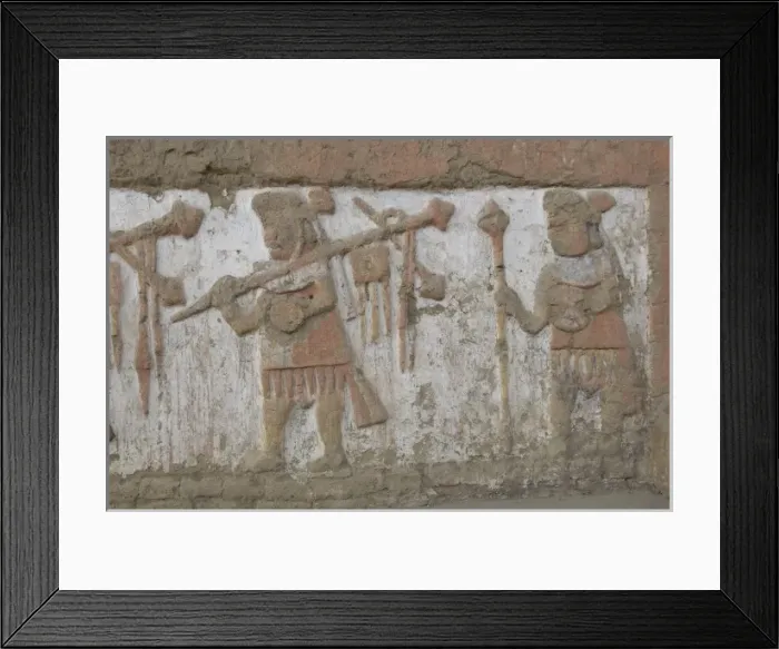 Framed Print : PERU. Trujillo. Huaca de la Luna. Huaca de la Framed Print : PERU. Trujillo. Huaca de la Luna. Huaca de la